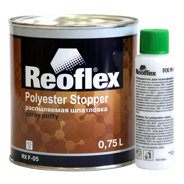 REOFLEX / Шпатлевка жидкая + активатор 0,88л (6)