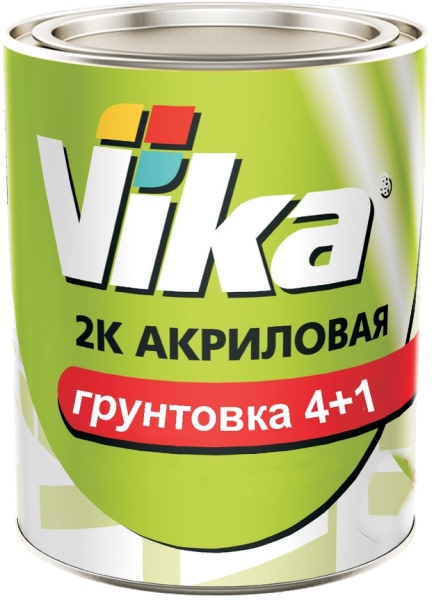 VIKA / 4+1 2К Грунт акриловый  HS  черный 1,2 кг(6шт)