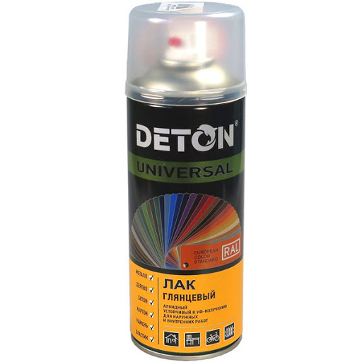 DETON / Лак аэрозоль 520мл (12шт)