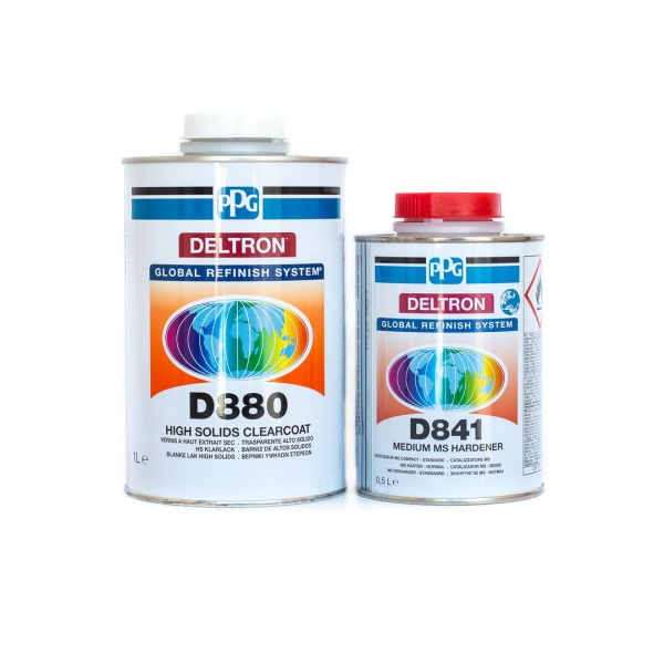 PPG / Лак 2K HS D880 (1л) + Отвердитель D841 (0,5л) к-т (6шт)
