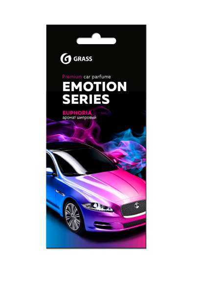 GRASS / AC-0166 Ароматизатор воздуха картонный Emotion Series Euphoria 1 (25)