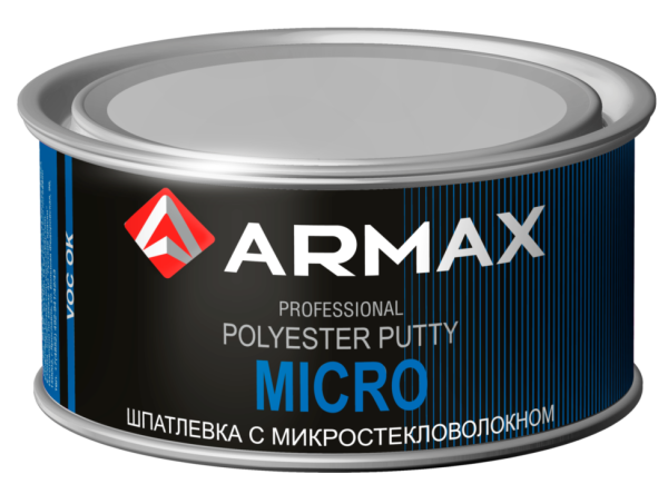 ARMAX / Шпатлевка 2K MICRO FIBERGLASS PUTTY / микро стекло 0,5кг (18шт)