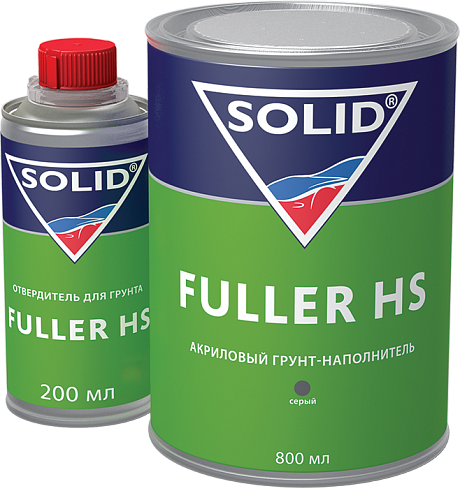SOLID / 4+1 Грунт 2К HS серый c отверд.0,8+0.2 л (6шт.)