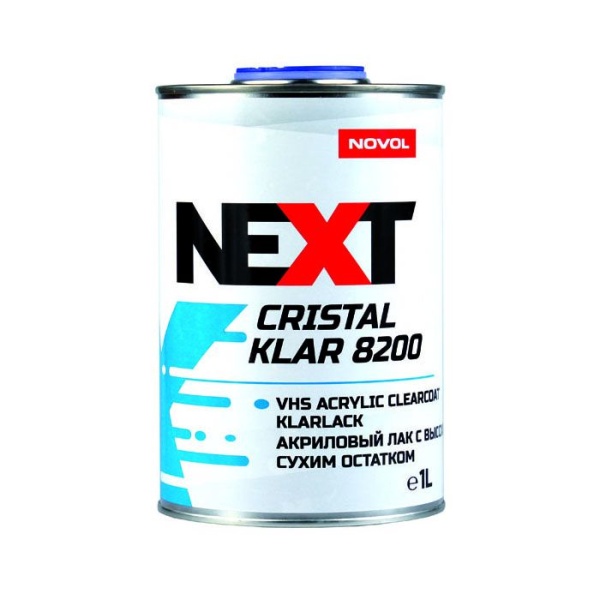 NEXT / Лак Cristal Klar 8200  акриловый VHS 1,0 л   90885   (6шт)