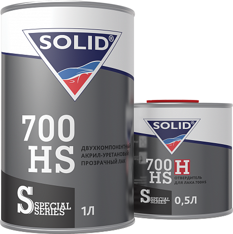 SOLID / DIGITAL 700 HS - (1000+500мл) - 2K лак системы  HS 2+1 320.1500 (к-т с отв.) (6шт.)