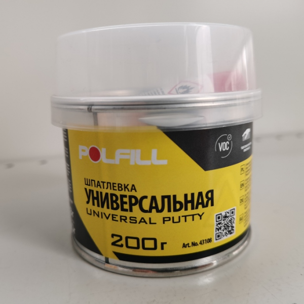 POLFILL / Шпатлевка универсальная UNI 0,2 кг, с отв. ( 24 )