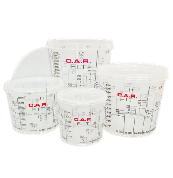 Carfit / Емкость пластиковая д/смешивания красок 0,750л  (200шт)
