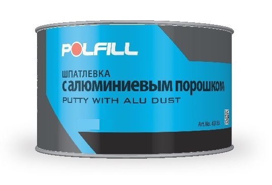 POLFILL / Шпатлевка с алюминиевым порошком ALU 0,2 кг, с отв. ( 24 )