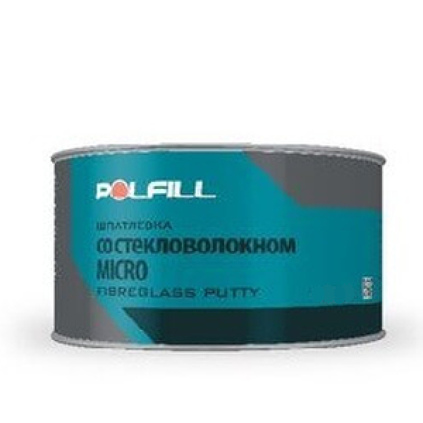 POLFILL / Шпатлевка со стекловолокном MICRO GLASS 1 кг, с отв. ( 8 )