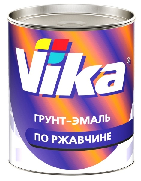 VIKA / Грунт-эмаль RAL7035 СВЕТЛО-СЕРО-БЕЖЕВЫЙ  0,9 кг(14шт)